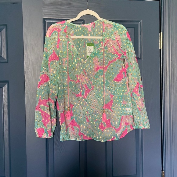 Lilly Pulitzer Blouse BRAND NEW - Picture 1 of 4
